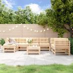vidaXL 8-delige Loungeset massief grenenhout, Tuin en Terras, Tuinsets en Loungesets, Verzenden, Nieuw, 8 zitplaatsen, Loungeset