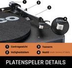 Lenco Platenspeler - Stereoset met DAB en Bluetooth - MC-460, Verzenden, Zo goed als nieuw
