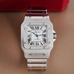 Cartier - Santos Galbee Diamond Bezel - W20098D6 - Heren -, Sieraden, Tassen en Uiterlijk, Horloges | Heren, Nieuw