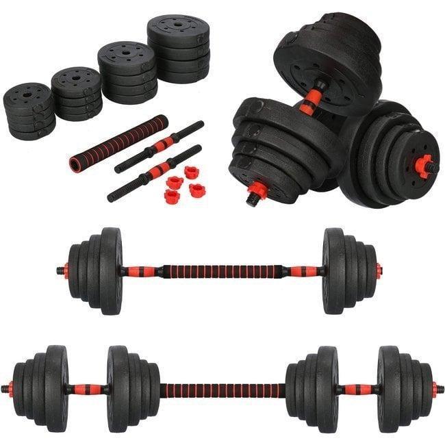 Home Fitness Set 40 kg | Composiet | A-kwaliteit | Beste..., Sport en Fitness, Fitnessmaterialen, Rug, Nieuw, Halterset, Ophalen of Verzenden