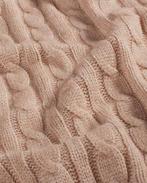 Viscose/Polyester Kabelstof Oud Roze, Nieuw, Roze