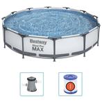 Bestway Steel Pro MAX Zwembadset 366x76 cm (Zwembaden), Nieuw, Verzenden