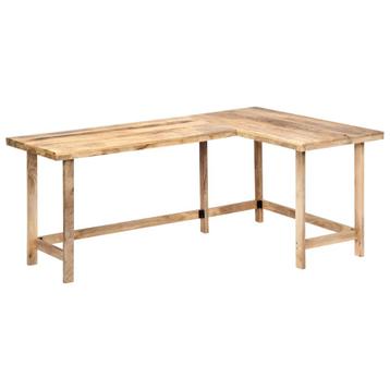 vidaXL Bureau 180x120x76 cm massief mangohout beschikbaar voor biedingen