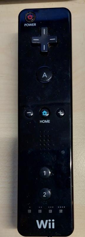 Wii Controller zwart (Nintendo used), Spelcomputers en Games, Games | Nintendo Wii, Zo goed als nieuw, Ophalen of Verzenden