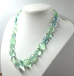 Prachtige fluorieten op draad om in sieraden te verwerken