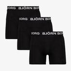 Bjorn Borg heren boxershorts zwart 3 pack maat M, Verzenden