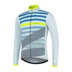 Rogelli Stripe Winterjack Heren Grijs/Fluor/Blauw, Rogelli, Nieuw, Overige maten, Bovenkleding