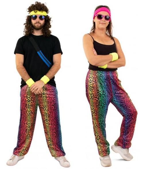 Trainingsbroek neon panter unisex, Hobby en Vrije tijd, Feestartikelen, Nieuw, Ophalen of Verzenden