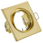 LED Spot Set Dimbaar GU10 Rond 6W 6400K Mat Goud, Huis en Inrichting, Lampen | Spots, Metaal of Aluminium, Nieuw, Ophalen of Verzenden