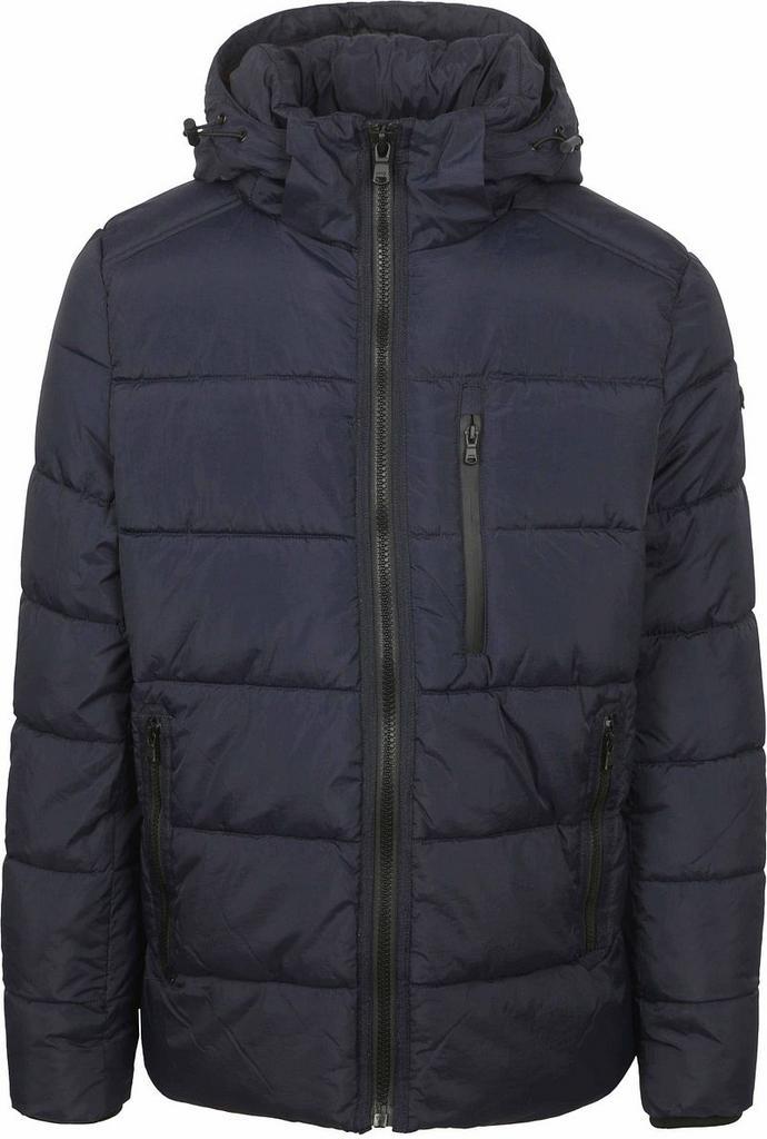 McGregor Jas Hooded Puffer Navy maat L Heren, Kleding | Heren, Jassen | Winter, Blauw, Nieuw, Maat 52/54 (L), Verzenden