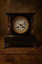 Pendule - Marmer, Brons, Messing - 1850-1900, Antiek en Kunst, Antiek | Klokken