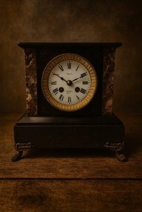 Pendule - Marmer, Brons, Messing - 1850-1900, Antiek en Kunst, Antiek | Klokken