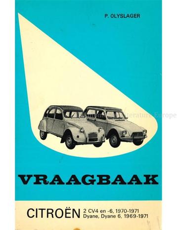 1969 - 1971 CITROËN 2 CV4 EN -6, DYANE, DYANE 6 VRAAGBAAK beschikbaar voor biedingen