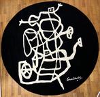 Corneille (1922-2010) - Cobra 1951 (fond noir), Antiek en Kunst