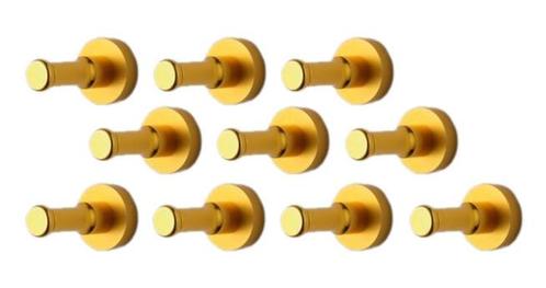 Set van 10 metalen kledinghaken, kapstok, goud, Doe-het-zelf en Verbouw, Gereedschap | Handgereedschap, Nieuw, Ophalen of Verzenden