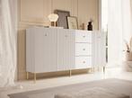 Meubella Dressoir Vermont wit 180 cm, Huis en Inrichting, Kasten | Dressoirs, Verzenden, 150 tot 200 cm, Nieuw, Modern