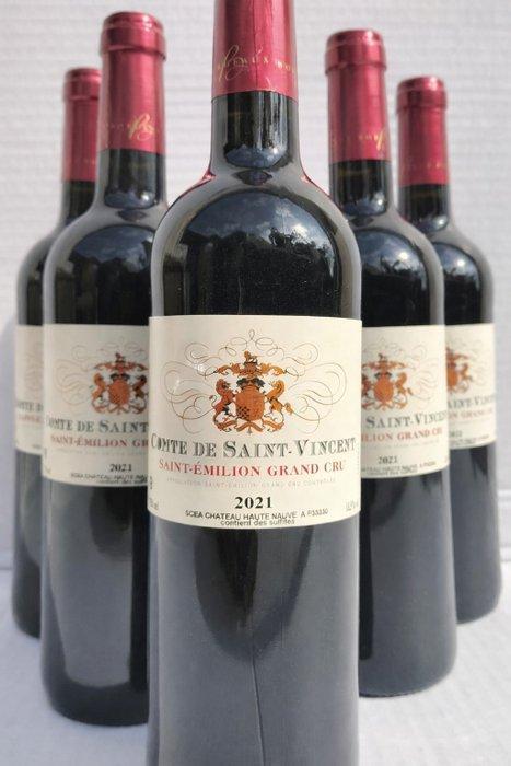 2021 Comte de Saint Vincent - Bordeaux, Saint-Émilion Grand, Verzamelen, Wijnen