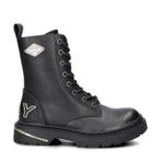 Replay Joplin 15 veterboots in het Zwart, Kleding | Dames, Verzenden, Zwart, Lage of Enkellaarzen, Nieuw