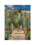 Kunstdruk Claude Monet - Le jardin de lartiste 50x70cm, Huis en Inrichting, Woonaccessoires | Schilderijen, Tekeningen en Foto's