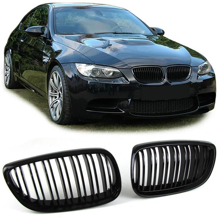 Grill voor BMW 3 Serie E92/E93 | glans zwart | dubbelspijls, Auto diversen, Tuning en Styling