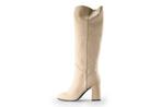 Manfield Laarzen in maat 39 Beige | 10% extra korting, Hoge laarzen, Verzenden, Beige, Manfield