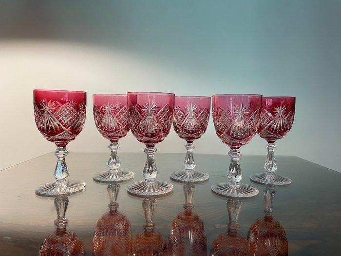 Val Saint Lambert - Tafelservies (6) - Edie, taille Thomas, Antiek en Kunst, Antiek | Glas en Kristal