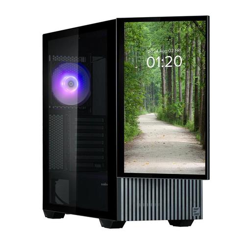 fabrieksnieuw CWN game pc computer Z10 DS black + display, Computers en Software, Computerbehuizingen, Nieuw, Ophalen of Verzenden