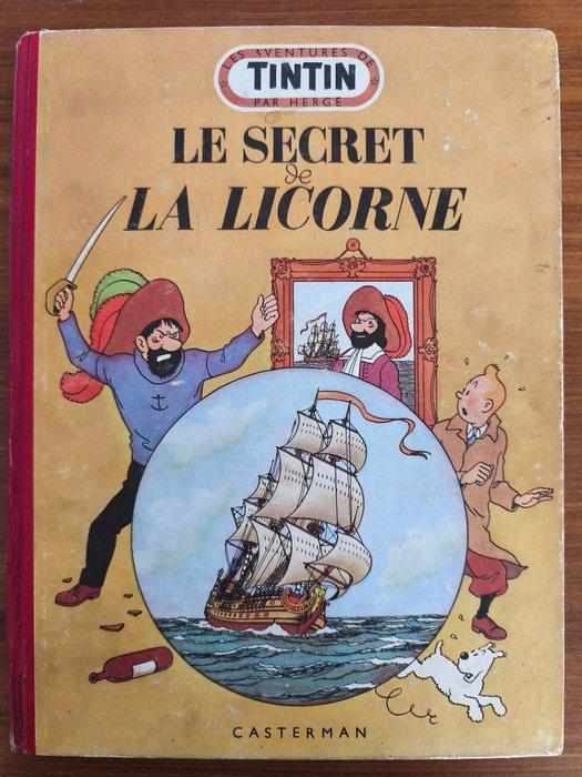 Tintin T11 - Les secret de la licorne ( B7, médaillon, Boeken, Stripboeken