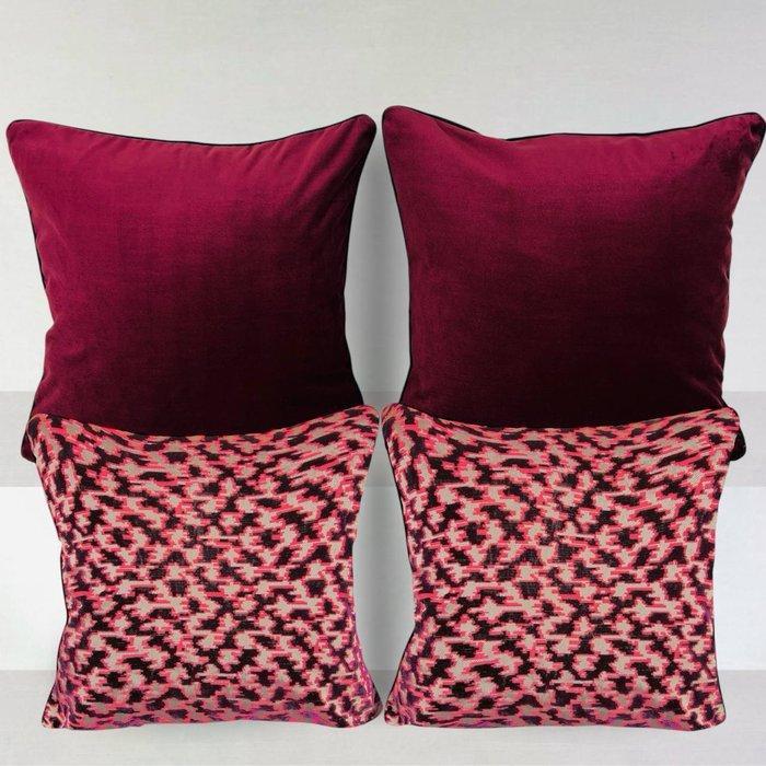 Lelièvre Paris Nieuwe set van vier - Kussen, Antiek en Kunst, Antiek | Kleden en Textiel