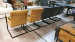 Set van 5x eetkamerstoel Ricardo in Kenia leder |  |, Huis en Inrichting, Stoelen, Ophalen, Nieuw, Industrieel