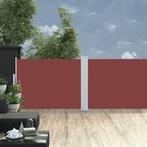 vidaXL Windscherm uittrekbaar 120x1000 cm bruin, Verzenden, Nieuw