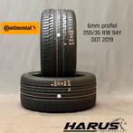 255/35/18 94Y Continental zomerbanden 6mm profiel 2X, 18 inch, Gebruikt, 255 mm, Ophalen of Verzenden