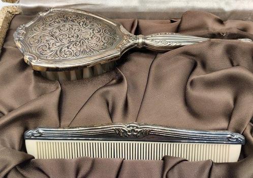 Kam - .800 zilver - borstel, Antiek en Kunst, Antiek | Goud en Zilver