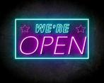 WE'RE OPEN STAR neon sign - LED neon reclame bord