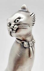 Firenze - Beeld, Gatto Persiano - 14.5 cm - .800 zilver -