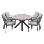 Garden Impressions Stevie tuinset 7-delig taupe - Tulli, Verzenden, Nieuw