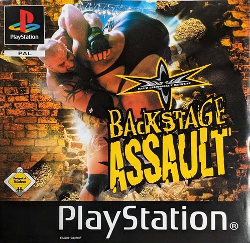 WCW Backstage Assault-Duits (PlayStation 1) Gebruikt, Spelcomputers en Games, Games | Sony PlayStation 1, Zo goed als nieuw, Ophalen of Verzenden