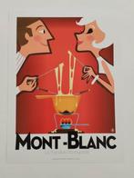 Monsieur Z - Affiche originale MONT-BLANC La fondue