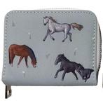 Portemonnee Wilgen Boerderij Drie Paarden Rondrits Klein - L, Sieraden, Tassen en Uiterlijk, Portemonnees, Ophalen of Verzenden