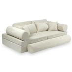 Modulaire kinderbank in beige corduroy met 13 zachte elem..., Ophalen of Verzenden, Nieuw