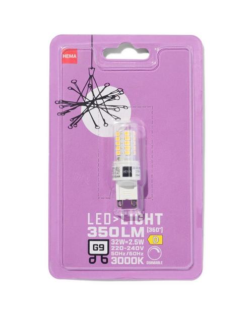 HEMA Led licht G9 2.5W 350lm dim, Huis en Inrichting, Lampen | Overige, Nieuw, Verzenden