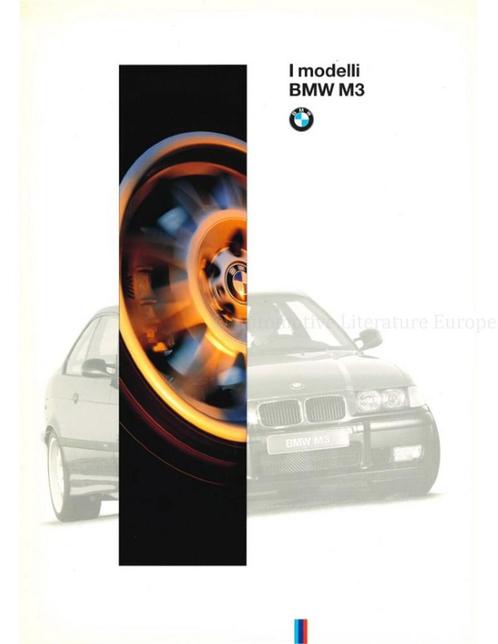 1996 BMW M3 BROCHURE ITALIAANS, Boeken, Auto's | Folders en Tijdschriften, BMW