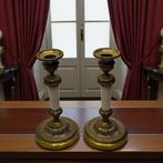 Kaarsenhouder - Brons, Albast, Antiek en Kunst