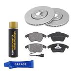 Voordeelset Remschijven + Remblokken SEAT IBIZA 1.6 voorzijd, Verzenden, Nieuw