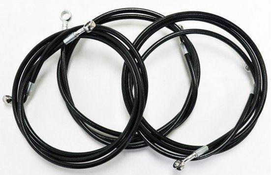 Remleiding | Op Maat Service | Zwart/RVS, Motoren, Onderdelen | Merk-onafhankelijk, Nieuw, Verzenden