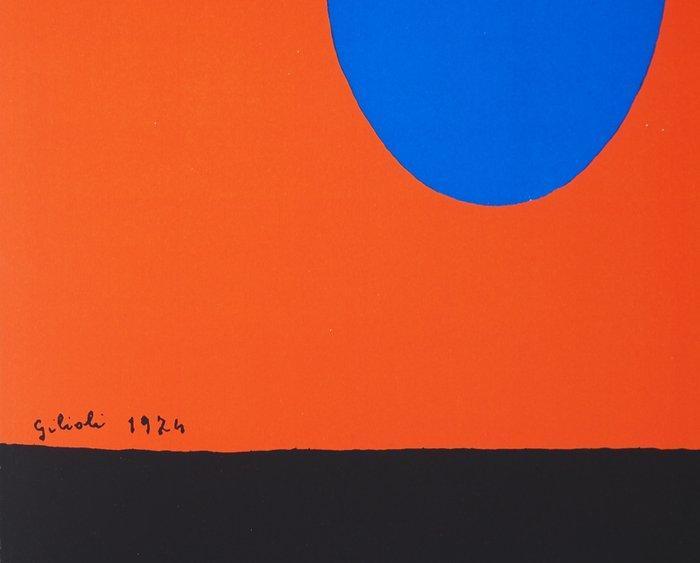 Emile Gilioli (1911-1977) - Paysage, soleil bleu, Antiek en Kunst, Antiek | Overige Antiek