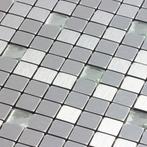 Mozaïektegel Aluminium Strip Diamond Mat 30x30 cm, Nieuw, Overige materialen, Overige typen, 20 tot 40 cm