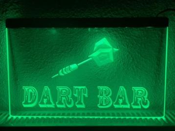 Dart bar darten neon bord lamp LED cafe verlichting reclame