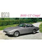 1963 OSCA 1600 GT COUPE BROCHURE ITALIAANS, Nieuw, Author