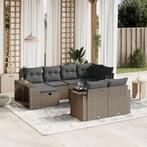 vidaXL 11-delige Loungeset met kussens poly rattan, Tuin en Terras, Tuinsets en Loungesets, Meer dan 8 zitplaatsen, Nieuw, Loungeset